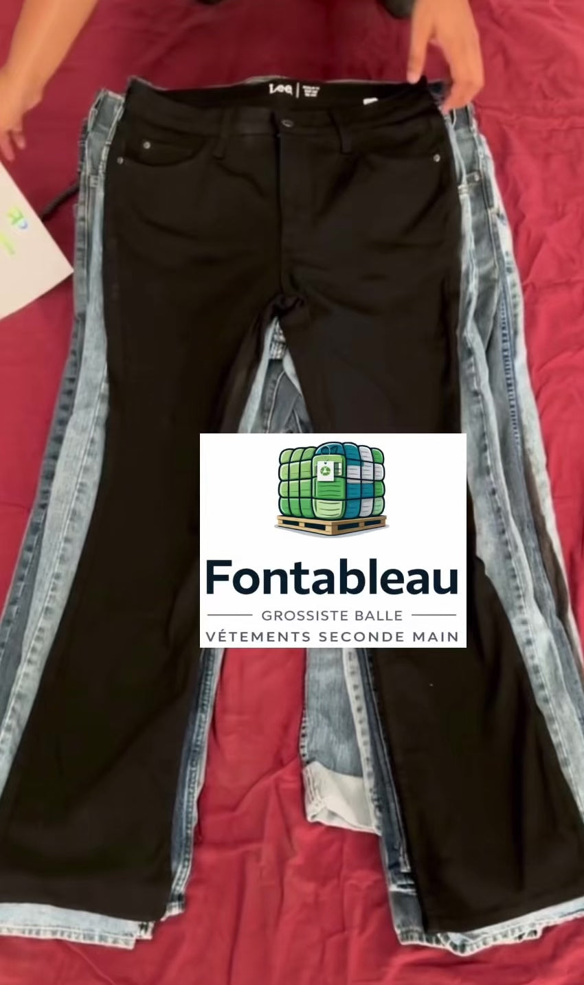 Jean’s mix Levi’s, Lee & Wrangler (LLW) – Ballot de 45 kg